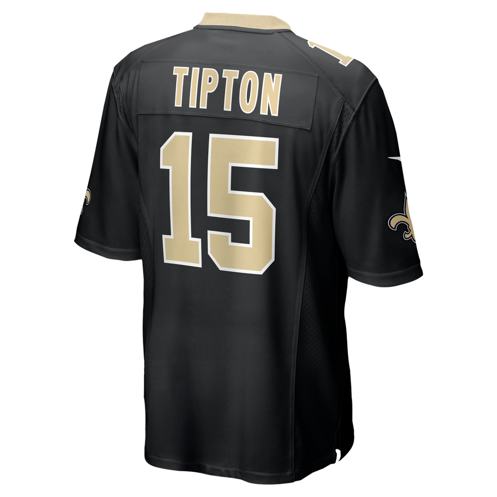 Mason Tipton New Orleans Saints Nike Team Game Jersey -  Black