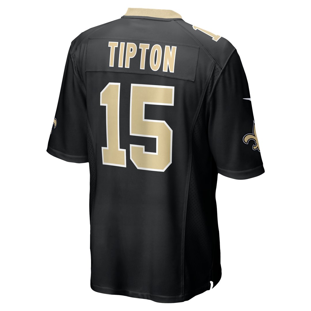 Mason Tipton New Orleans Saints Nike Team Game Jersey -  Black