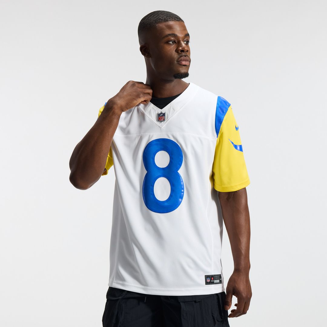 Jared Verse Los Angeles Rams Nike Vapor F.U.S.E. Stitched Limited Jersey - White