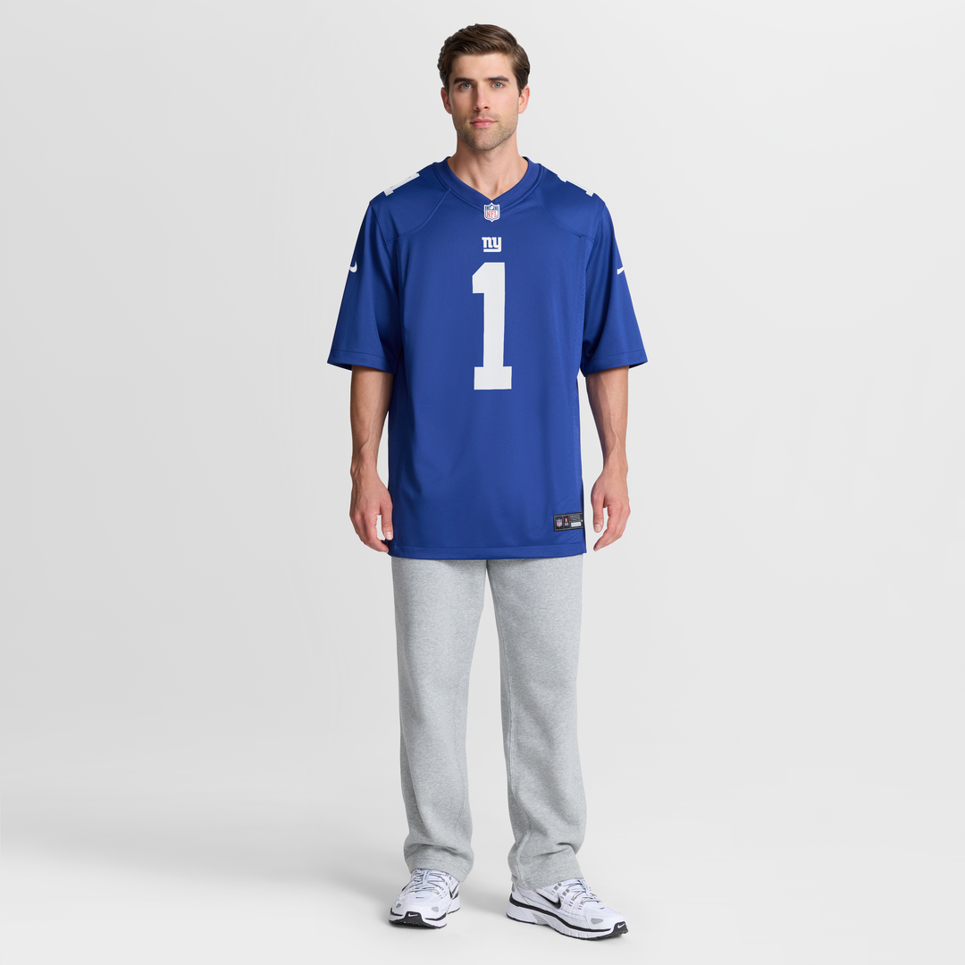 Malik Nabers New York Giants Nike  Player Game Jersey - Royal