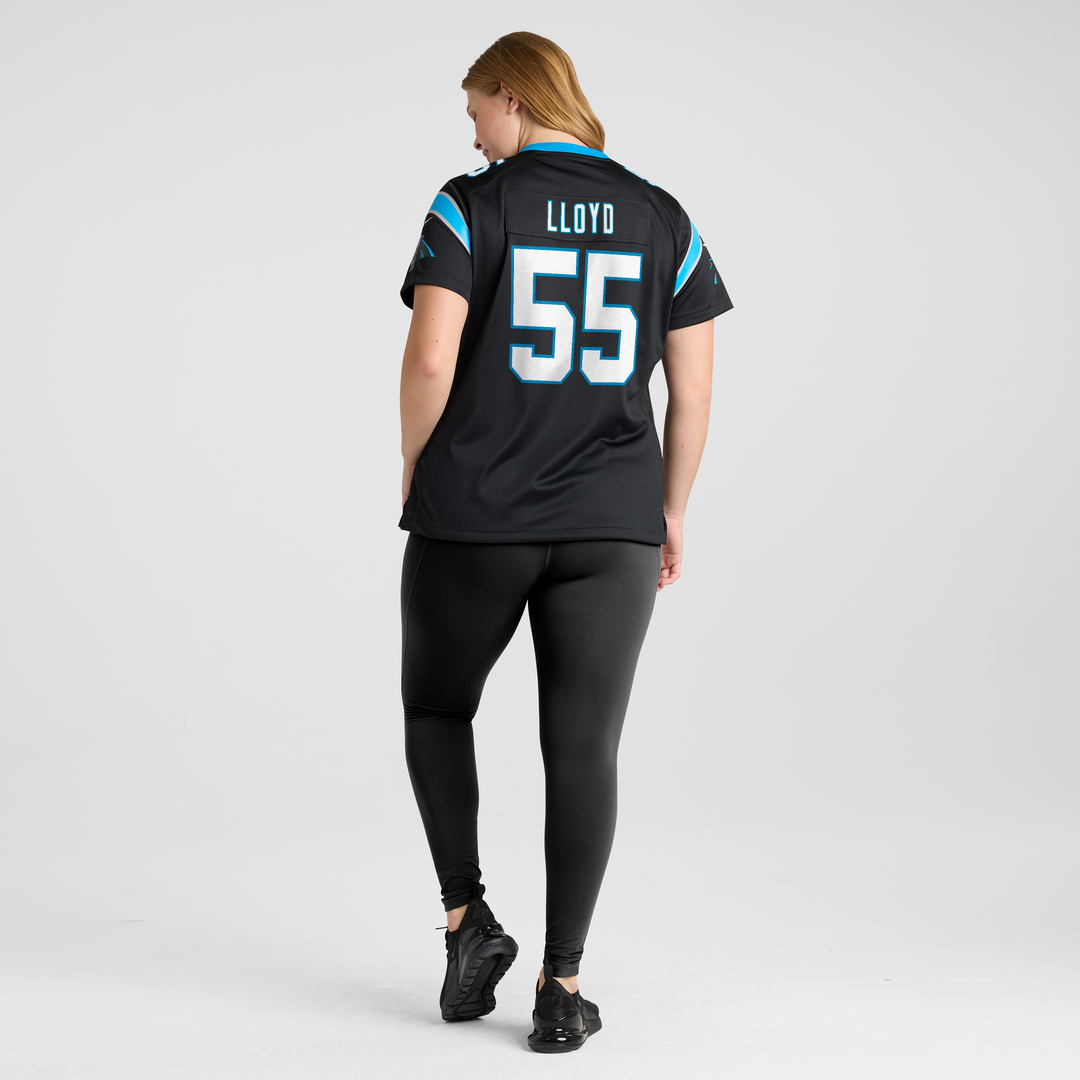 Devin Lloyd Carolina Panthers Nike Women's Team Game Jersey - Black