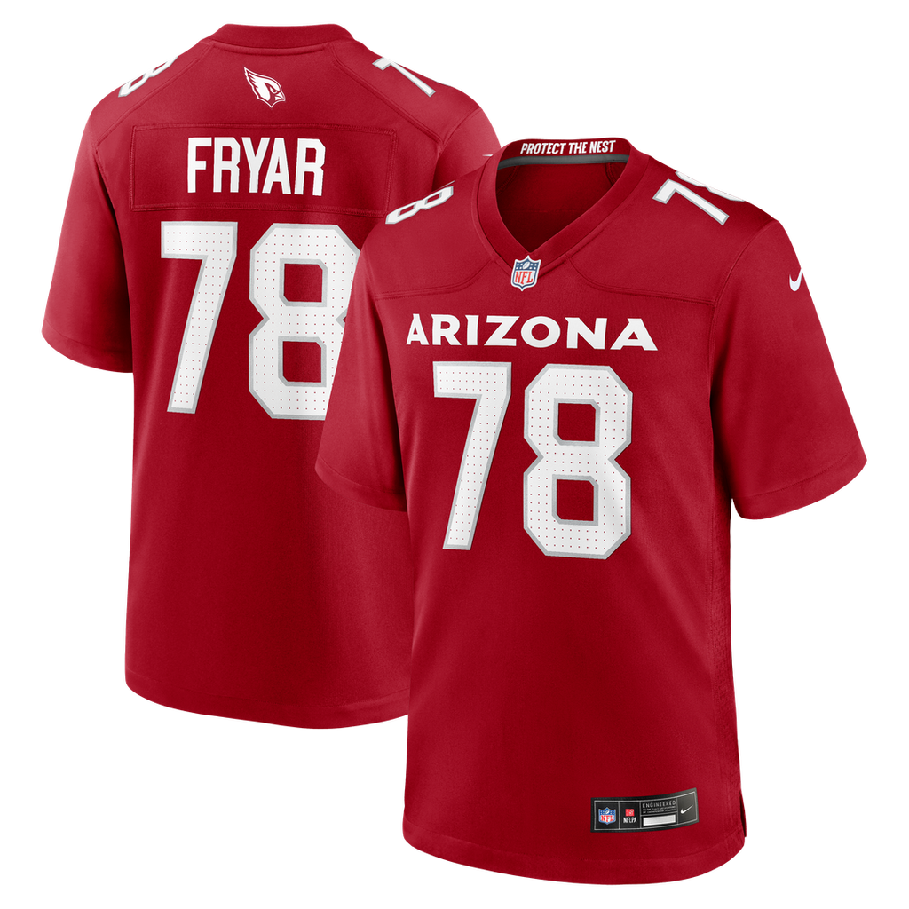 Josh Fryar Arizona Cardinals Nike Team Game Jersey -  Cardinal