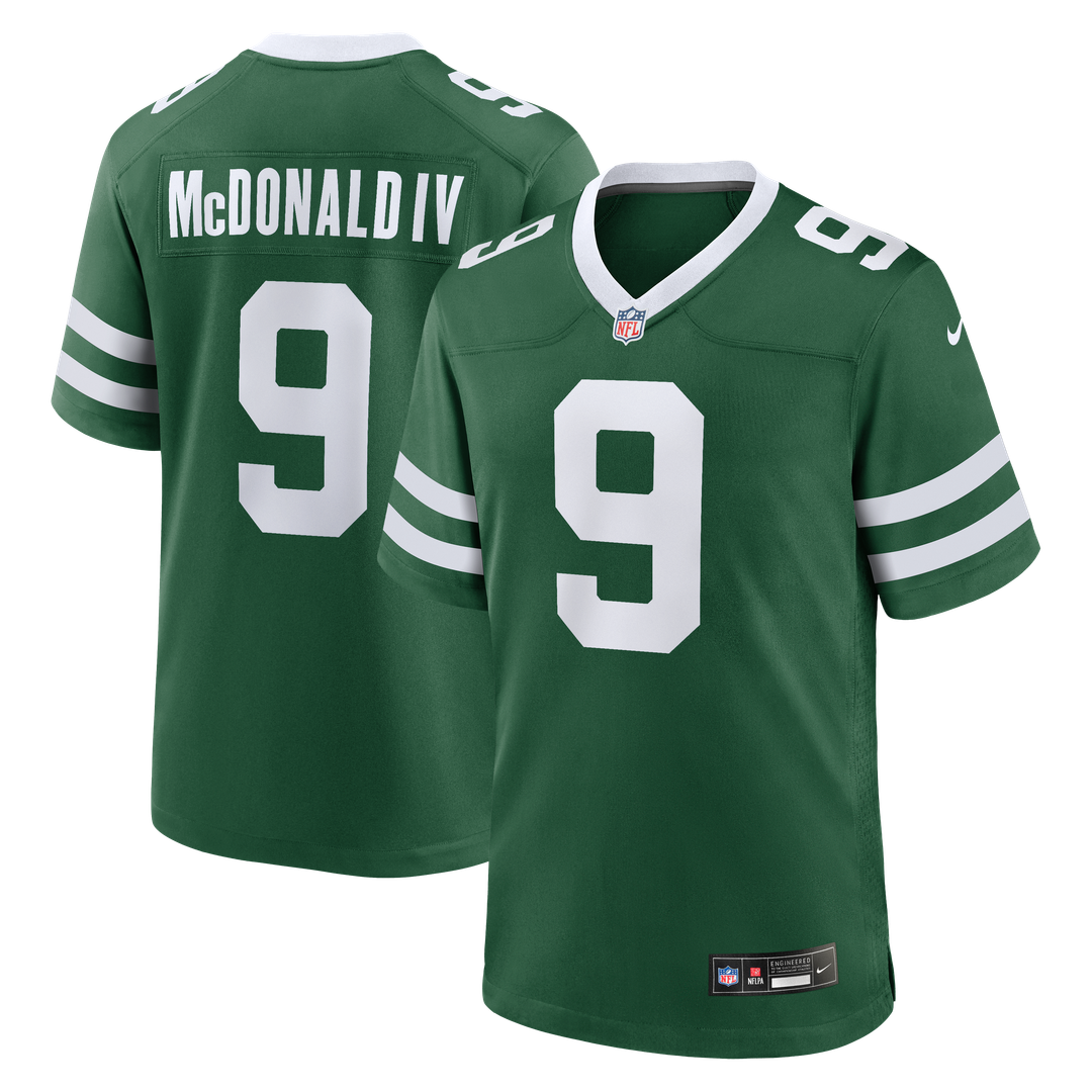 Will McDonald IV New York Jets Nike Alternate Game Jersey - Legacy Black