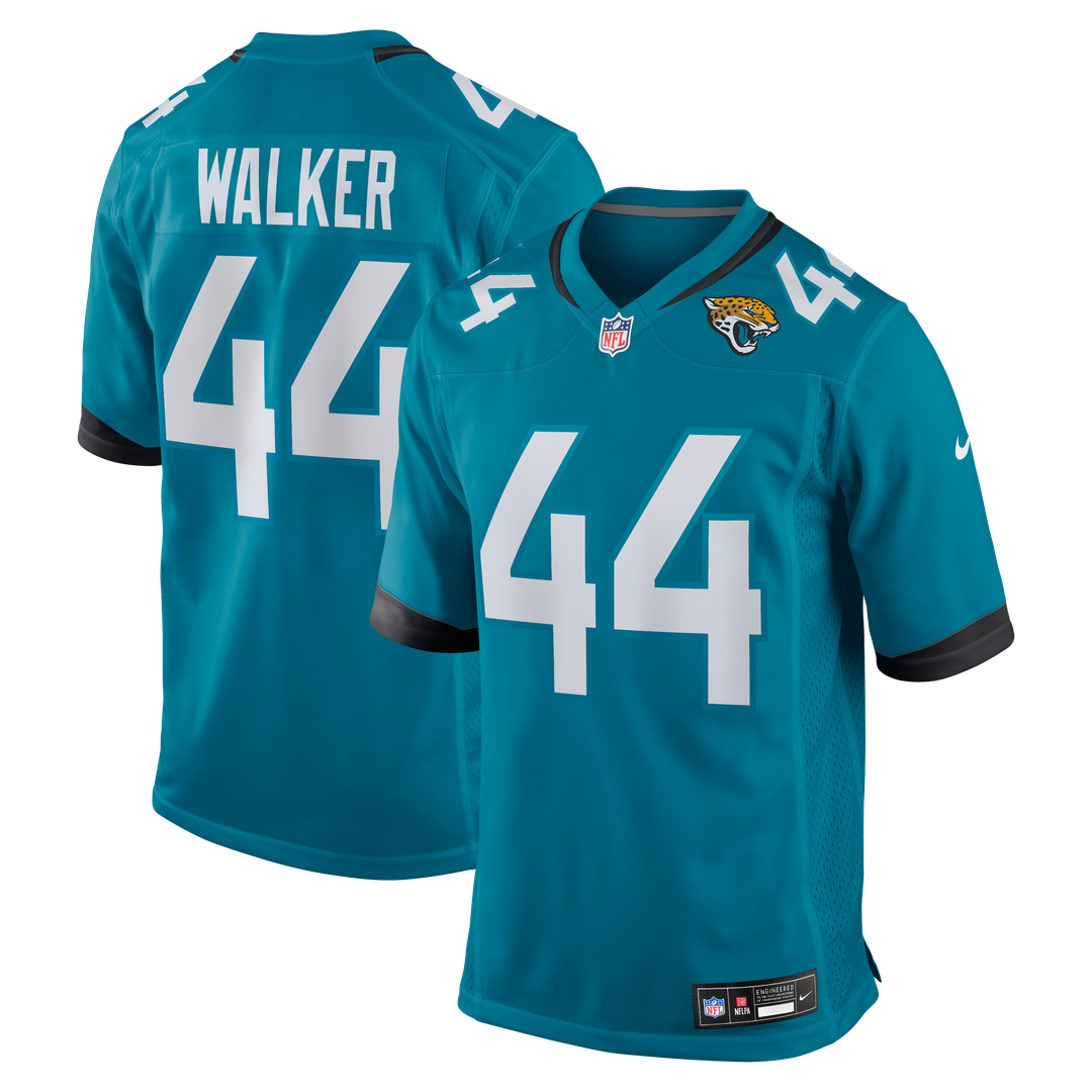 Travon Walker Jacksonville Jaguars Nike Player Game Jersey - Teal