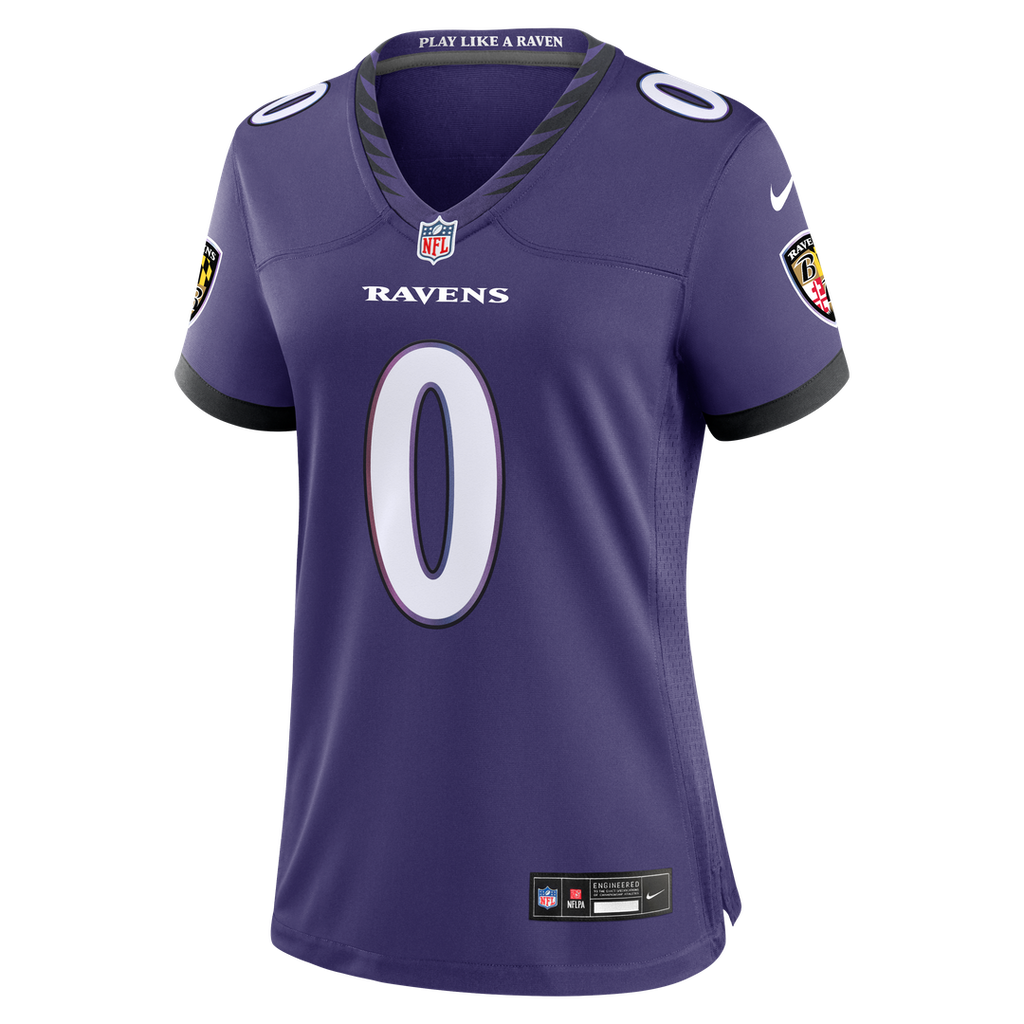 Roquan Smith Baltimore Ravens Nike Women's Team Game Jersey - Purple