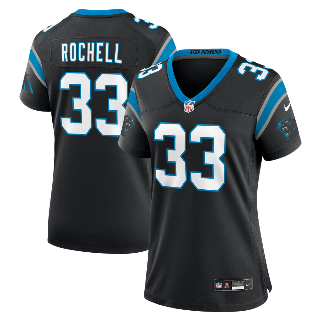 Robert Rochell Carolina Panthers Nike Women's Team Game Jersey -  Black