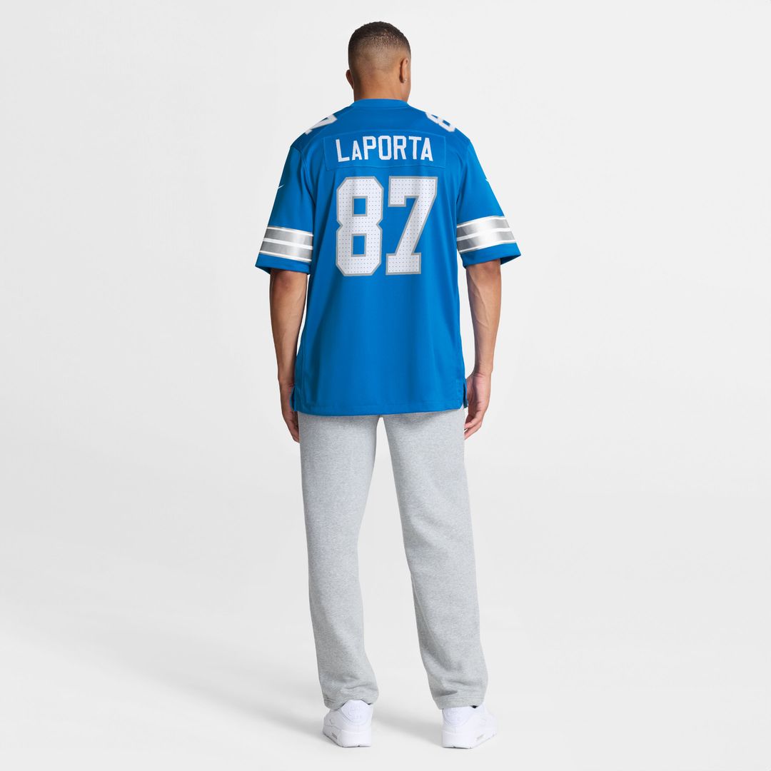 Sam LaPorta Detroit Lions Nike Game Jersey - Blue