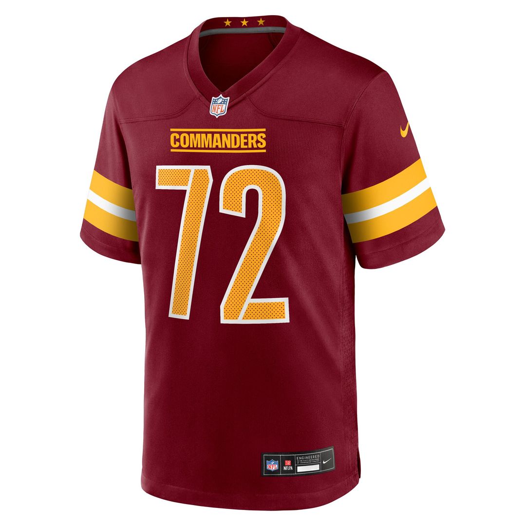 Josh Conerly Jr. Washington Commanders Nike Team Game Jersey - Burgundy