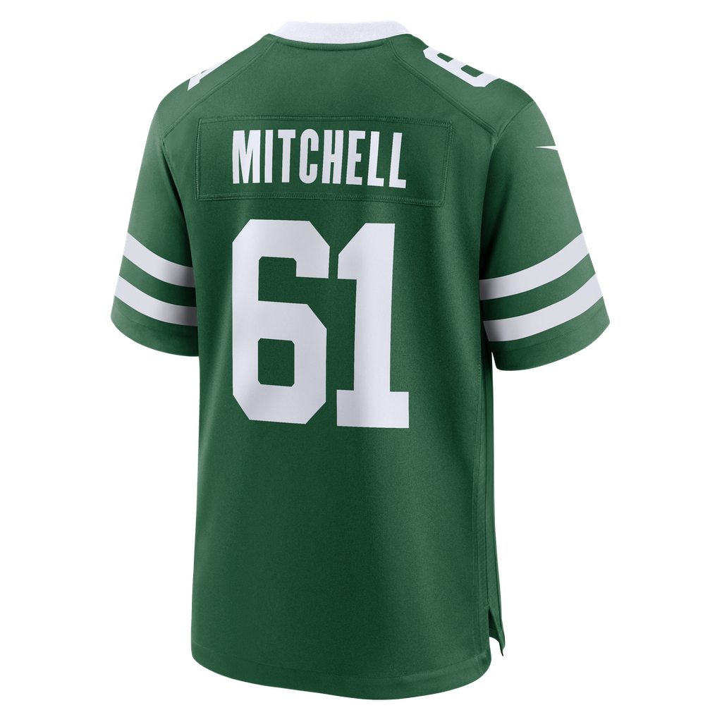 Max Mitchell New York Jets Nike Team Game Jersey - Legacy Green