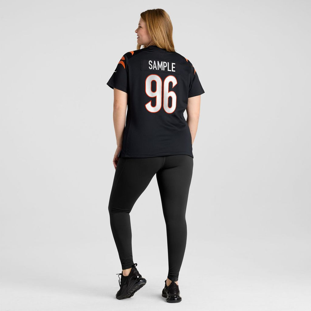 Cam Sample Cincinnati Bengals Nike Women's Game Jersey - Black