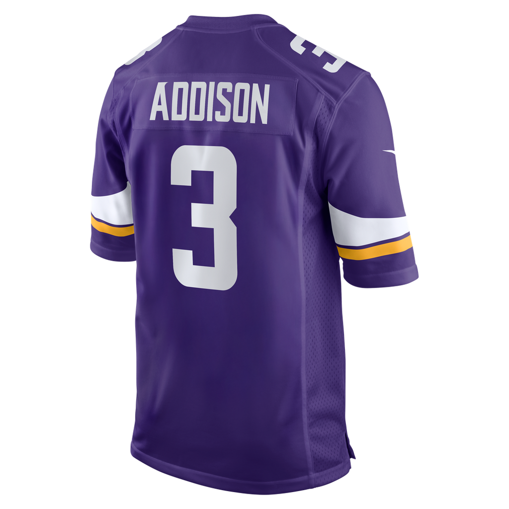 Jordan Addison Minnesota Vikings Nike Alternate Game Player Jersey - White