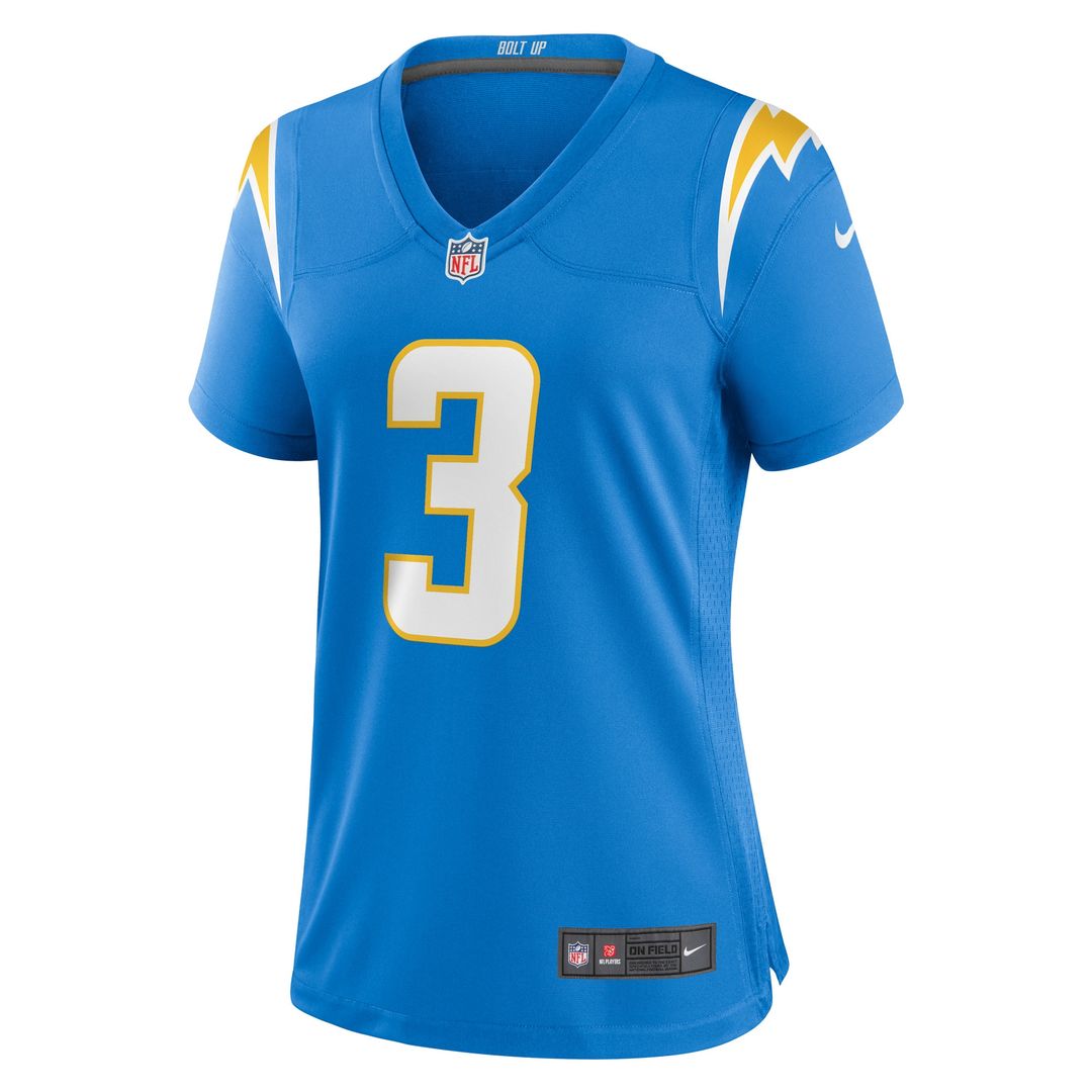 Derwin James Jr. Los Angeles Chargers Nike Women's Alternate Charger Power Game Jersey - Gold