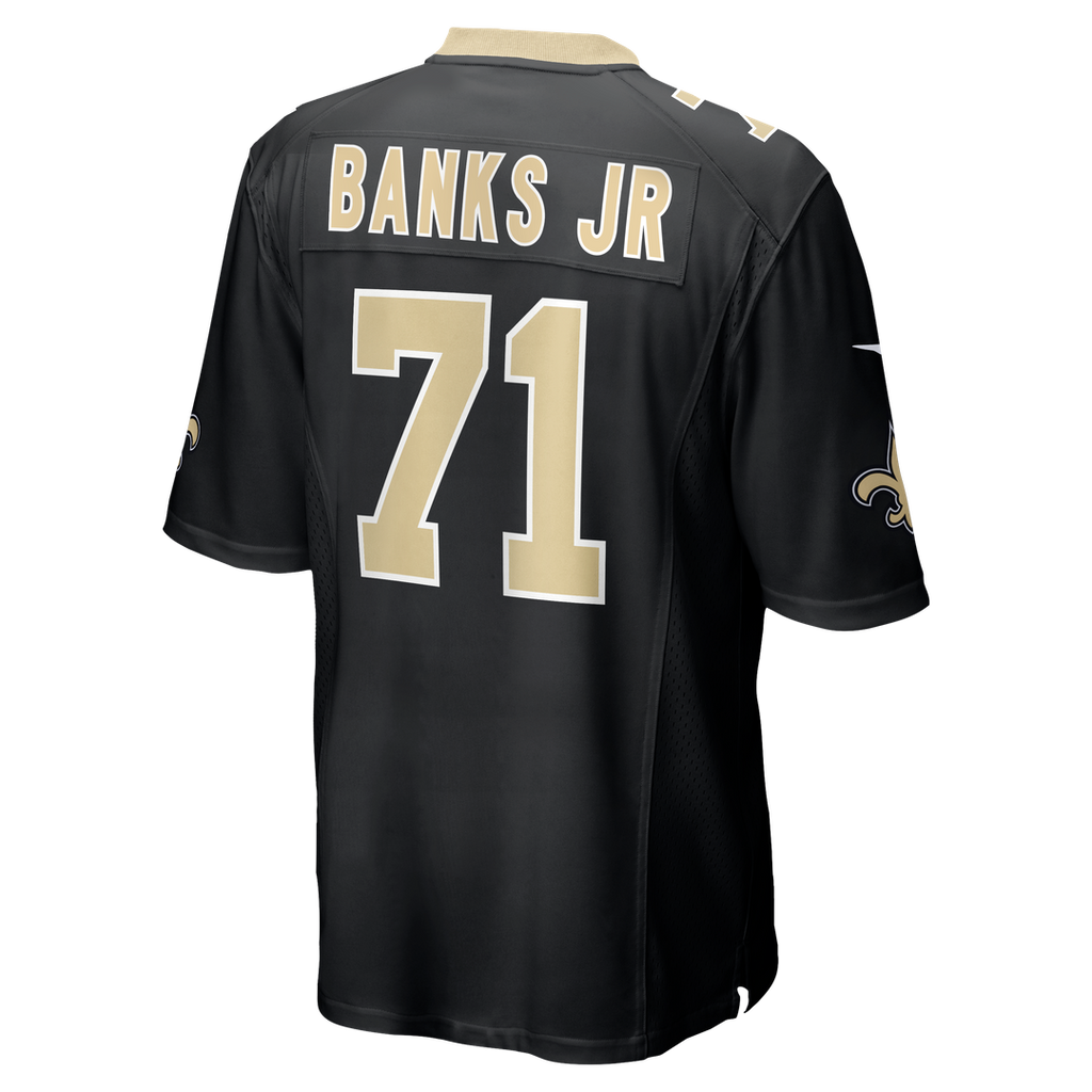 Kelvin Banks Jr. New Orleans Saints Nike Game Player Jersey - Black