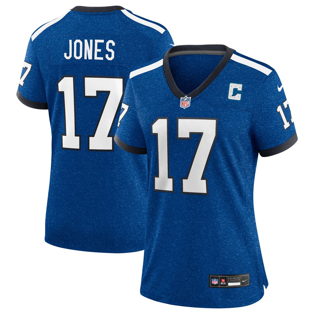 Daniel Jones Indianapolis Colts Nike Women's Alternate 2 Indiana Nights Game Jersey -  Heather Royal