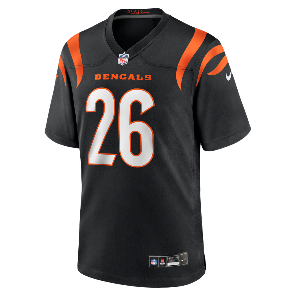 Ja'Sir Taylor Cincinnati Bengals Nike Team Game Jersey -  Black