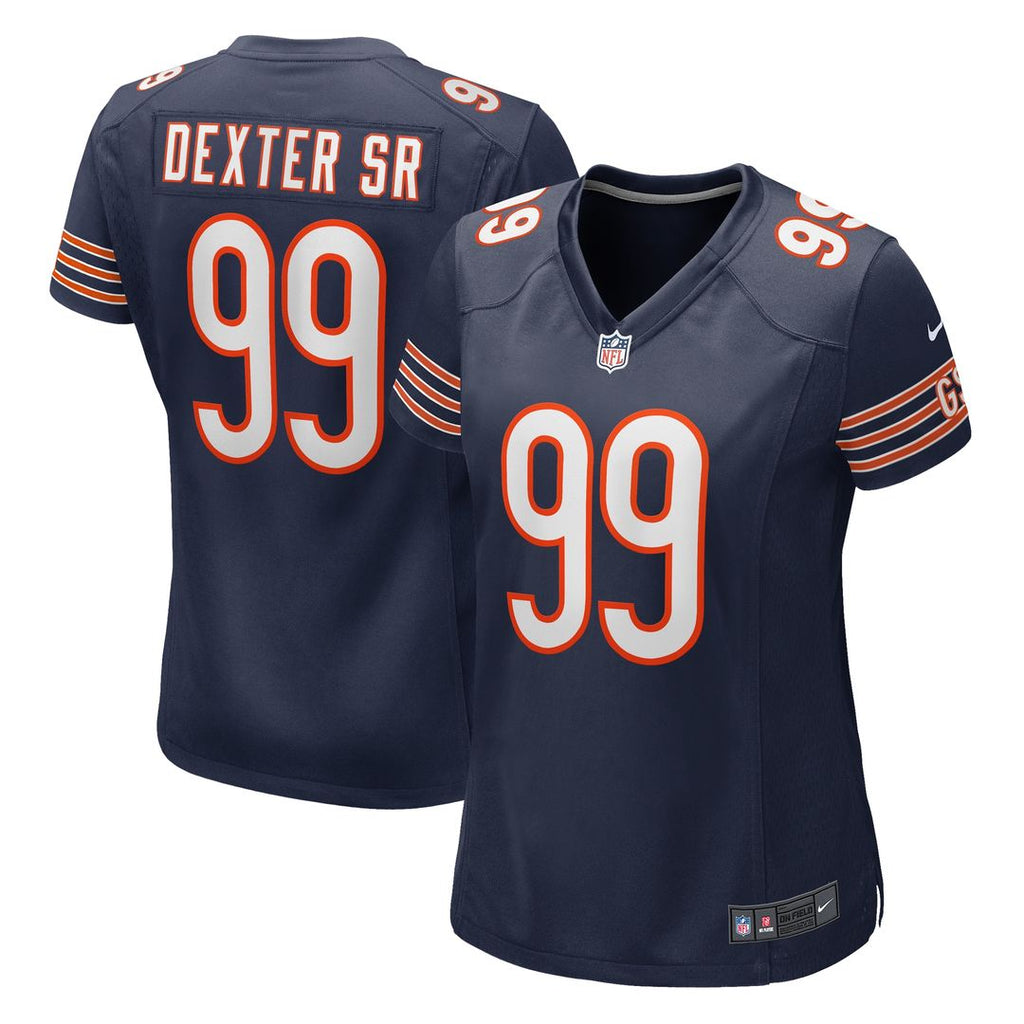 Gervon Dexter Sr. Chicago Bears Nike Women's  Game Jersey -  Navy
