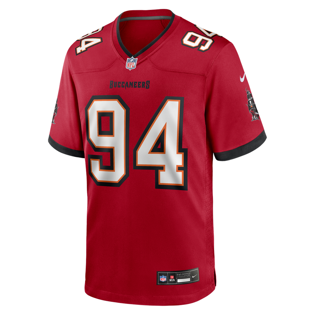 Calijah Kancey Tampa Bay Buccaneers Nike  Game Jersey - Red