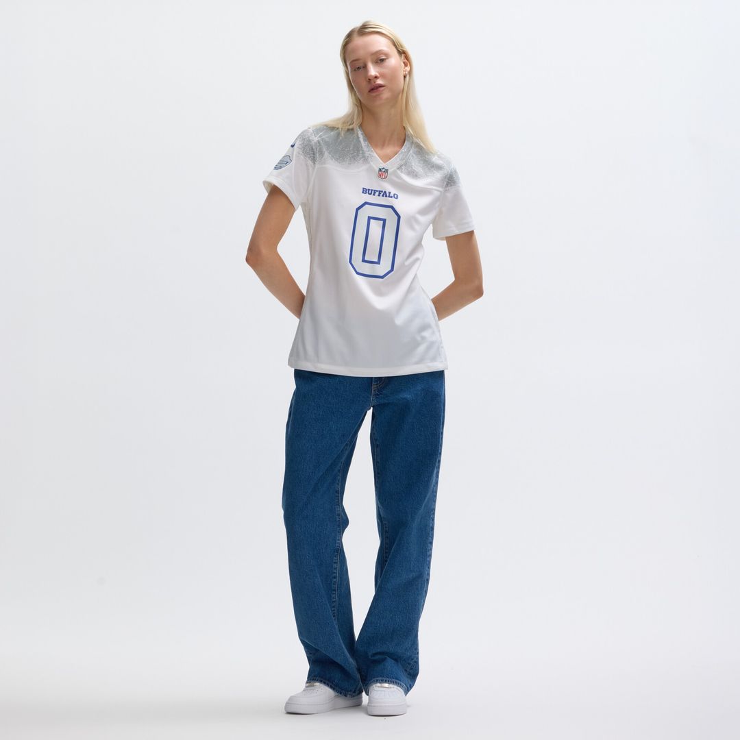 Keon Coleman Buffalo Bills Nike Women's 2025 Rivalries Collection Game Jersey - White