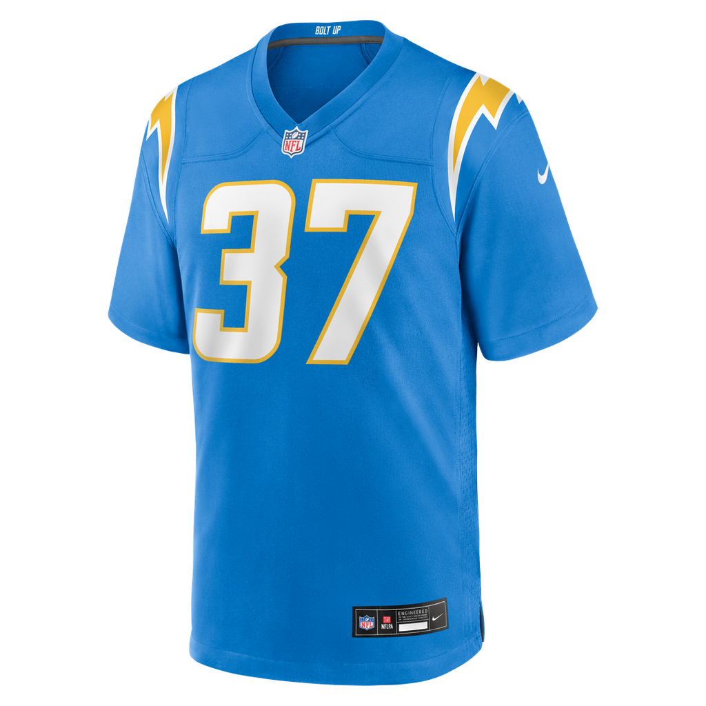 Jordan Oladokun Los Angeles Chargers Nike Team Game Jersey -  Powder Blue