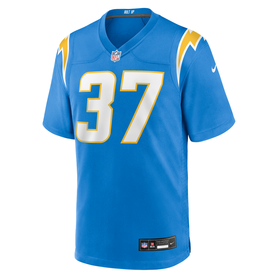 Jordan Oladokun Los Angeles Chargers Nike Team Game Jersey -  Powder Blue