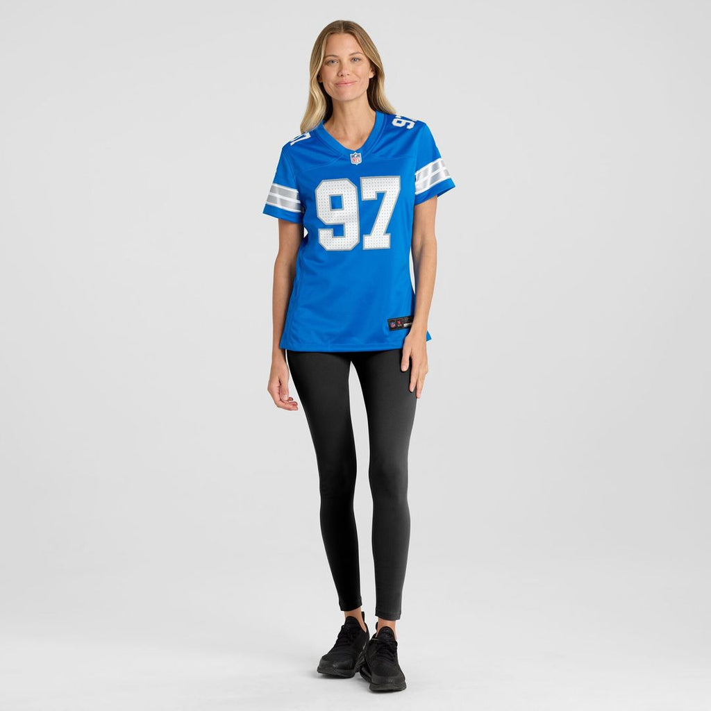 Aidan Hutchinson Detroit Lions Nike Women's Game Jersey - Blue