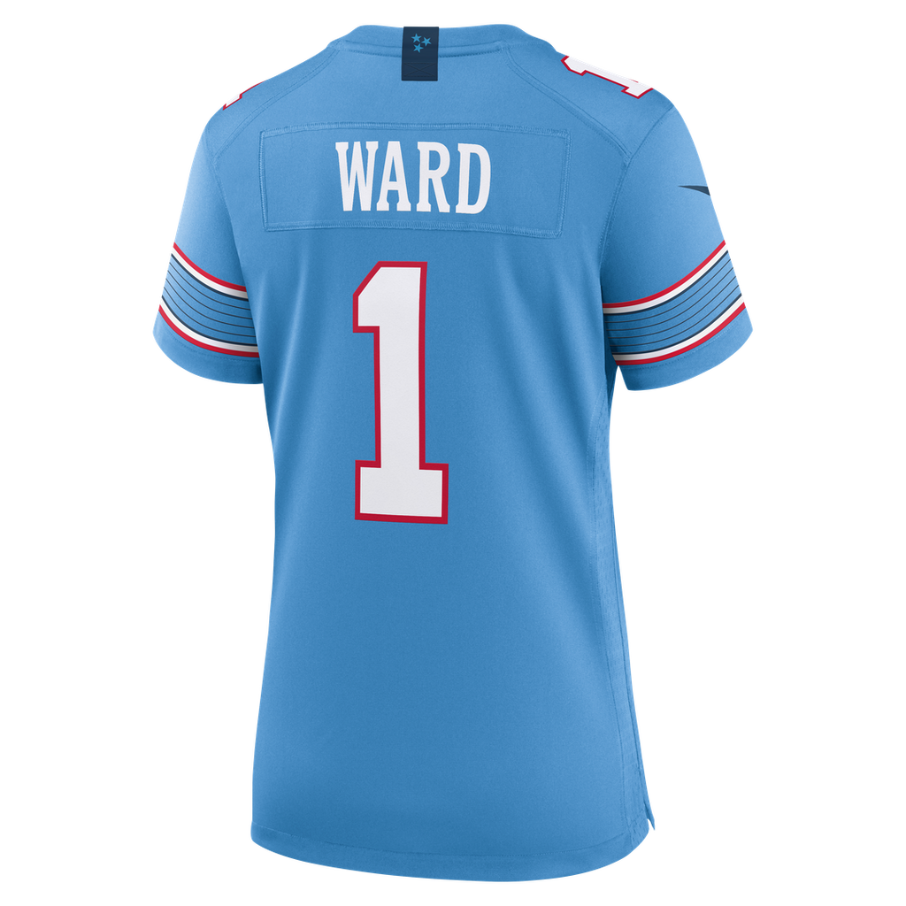 Cameron Ward Tennessee Titans Nike Women's Game Jersey - Light Blue