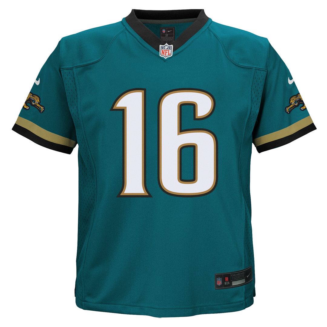 Trevor Lawrence Jacksonville Jaguars Nike Toddler Prowler Throwback Player Game Jersey - Teal