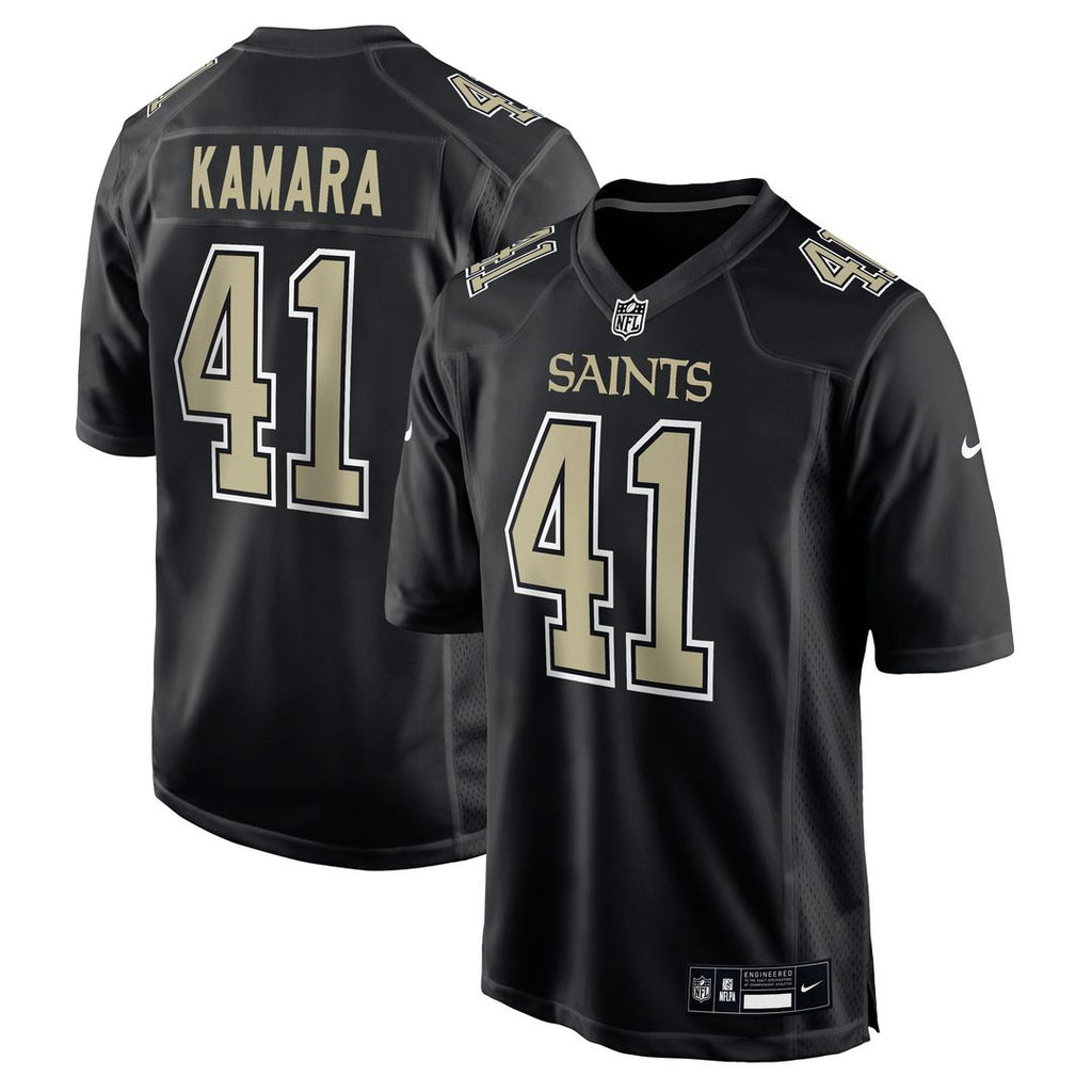Alvin Kamara New Orleans Saints Nike Fashion Game Jersey - Carbon Black