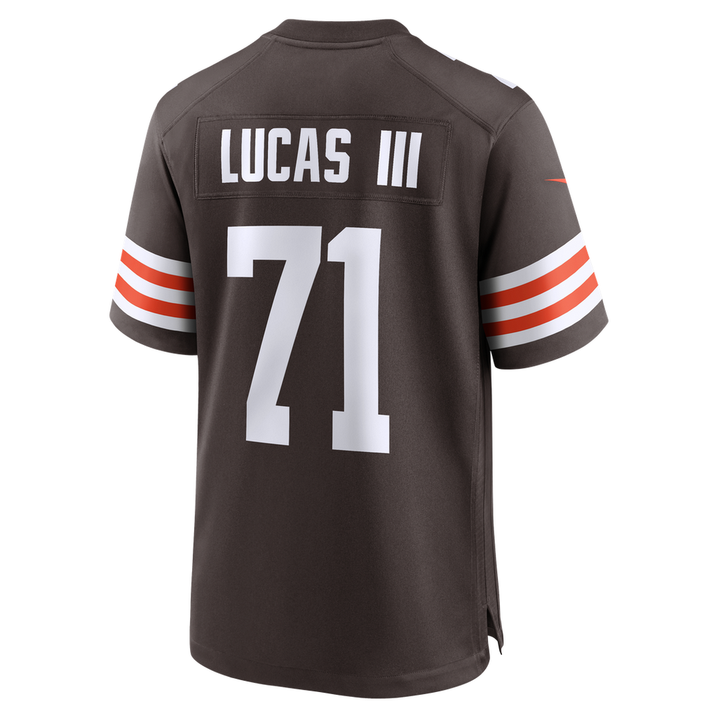 Cornelius Lucas Cleveland Browns Nike Team Game Jersey -  Brown