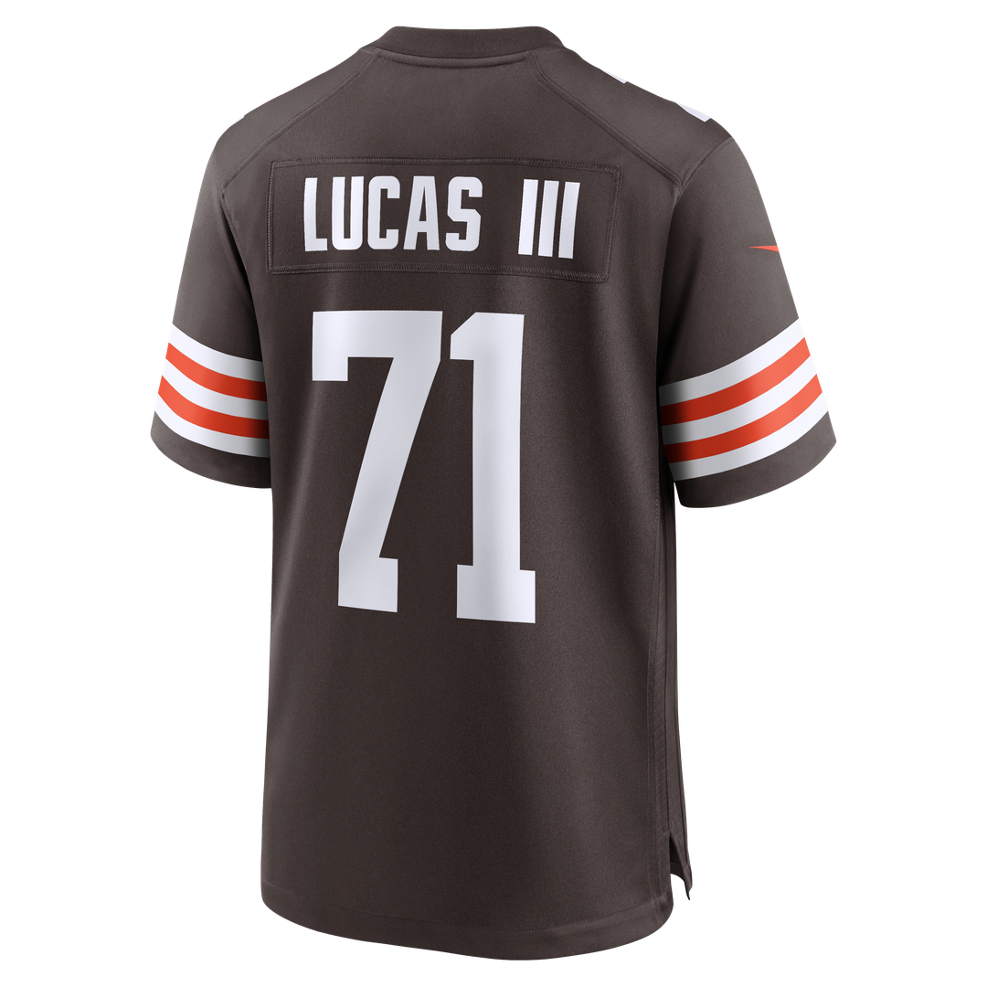 Cornelius Lucas Cleveland Browns Nike Team Game Jersey -  Brown