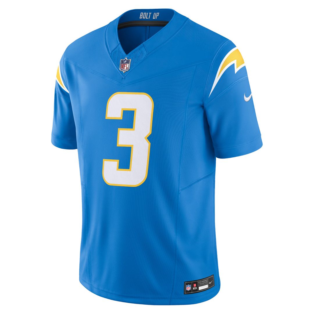 Derwin James Jr. Los Angeles Chargers Nike Alternate Charger Power Vapor F.U.S.E. Limited Jersey - Gold