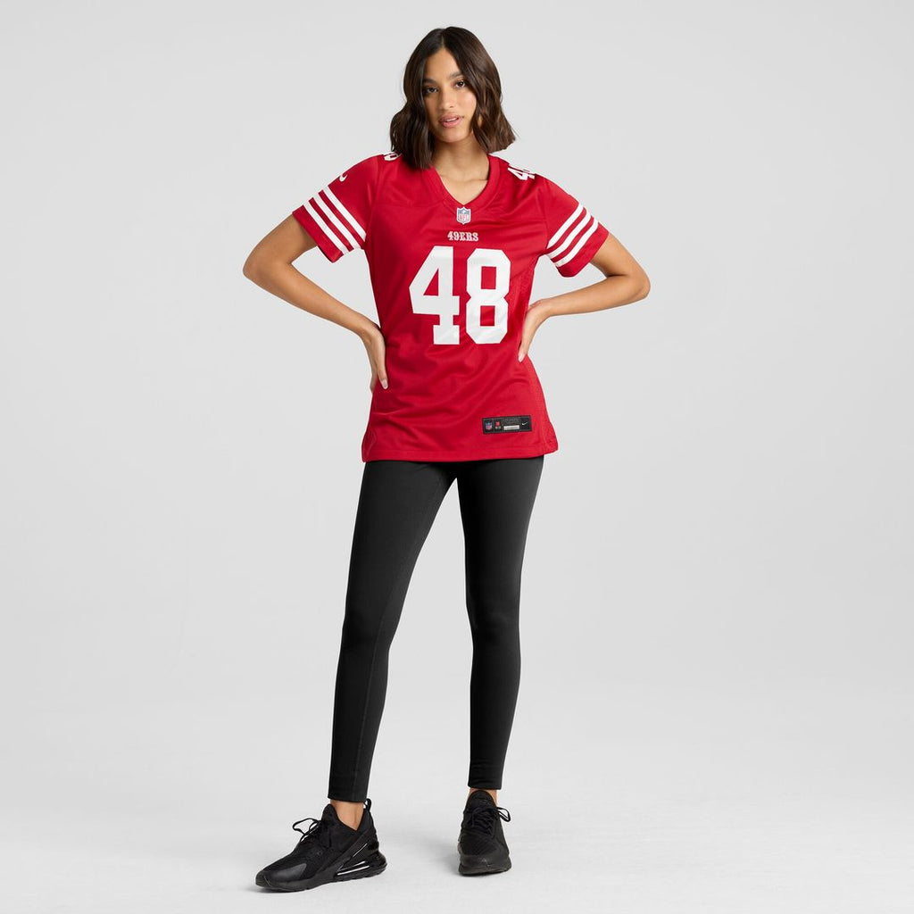 Tatum Bethune San Francisco 49ers Nike Women's Team Game Jersey -  Scarlet