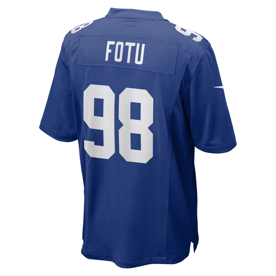 Leki Fotu New York Giants Nike Team Game Jersey - Royal