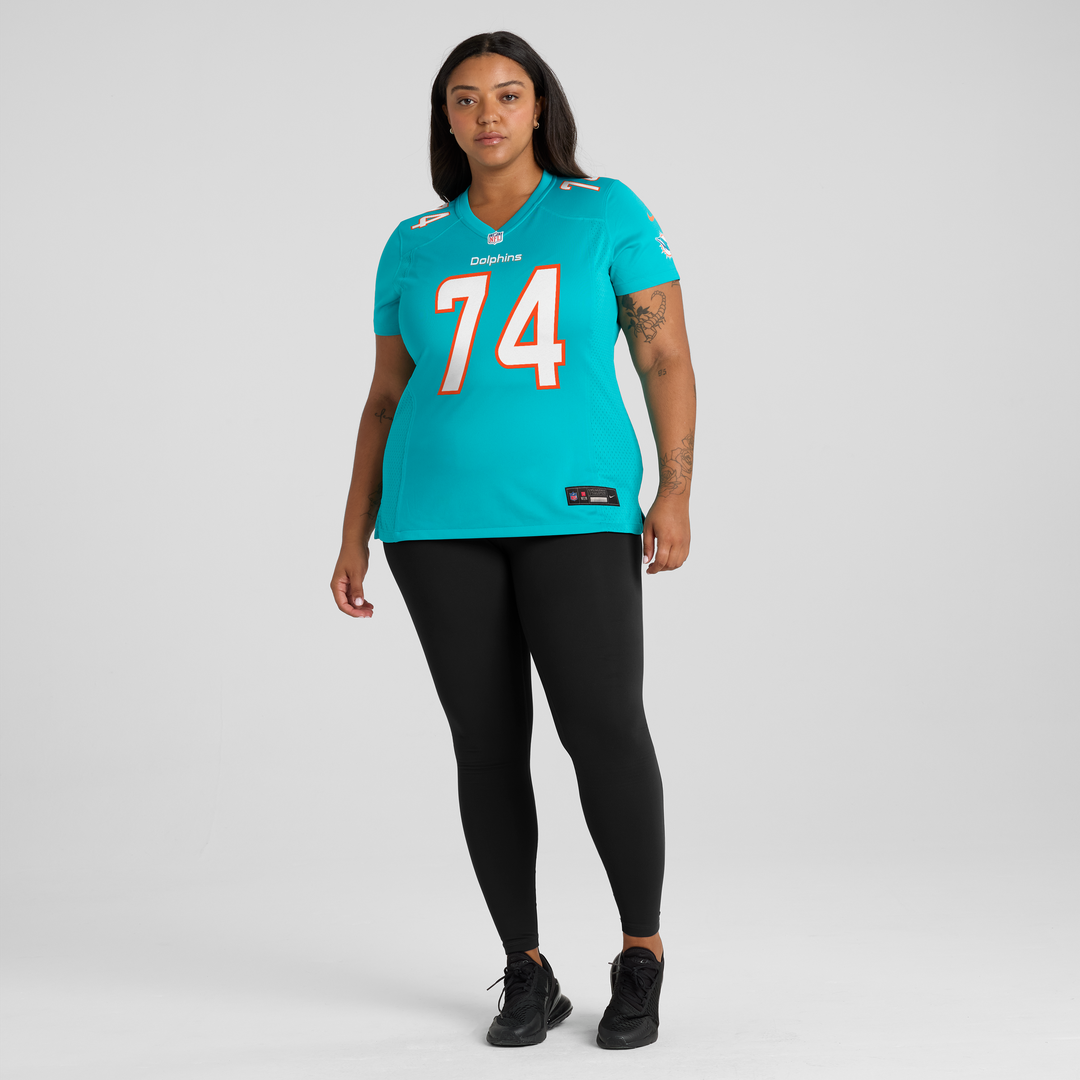 Kadyn Proctor Miami Dolphins Nike Women's Team Game Jersey - Aqua