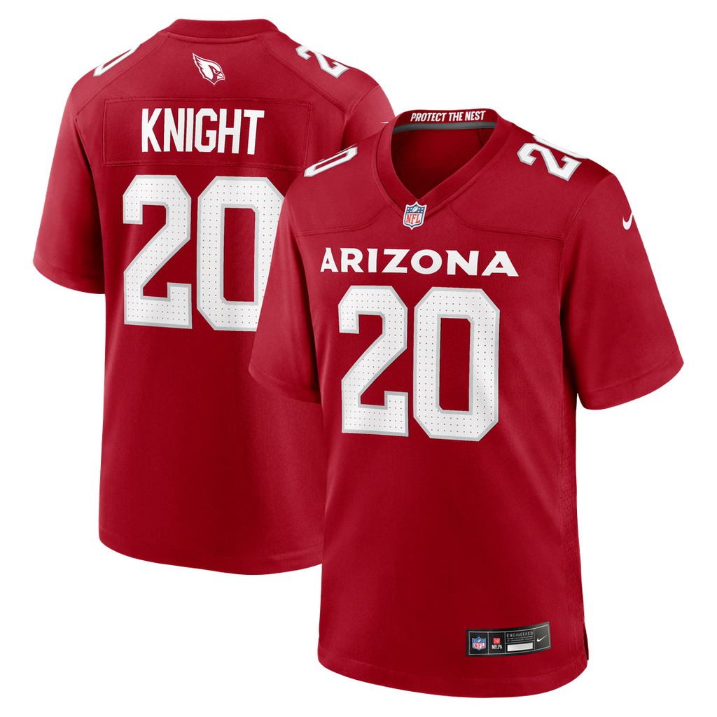 Zonovan Knight Arizona Cardinals Nike Team Game Jersey -  Cardinal