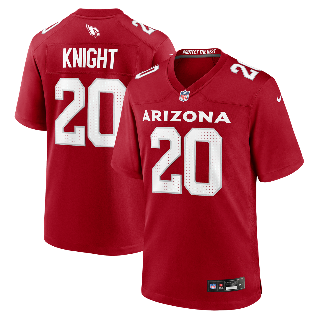 Zonovan Knight Arizona Cardinals Nike Team Game Jersey -  Cardinal