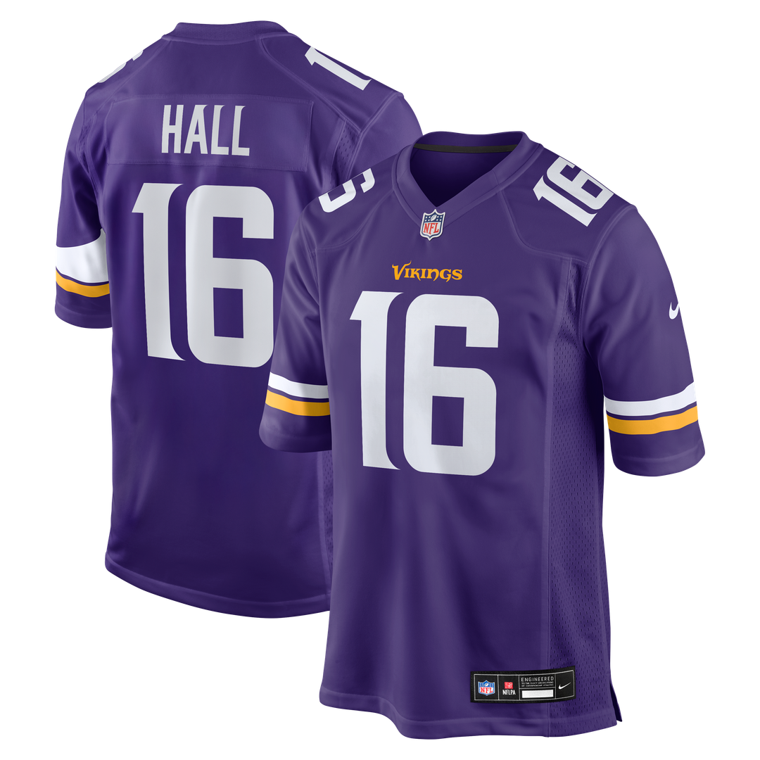Jaren Hall Minnesota Vikings Nike  Game Jersey -  Purple