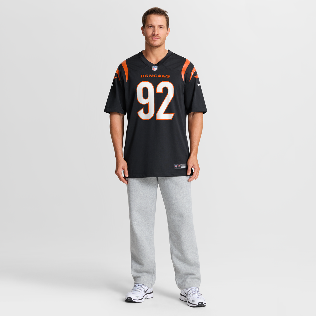 B.J. Hill Cincinnati Bengals Nike Game Jersey - Black