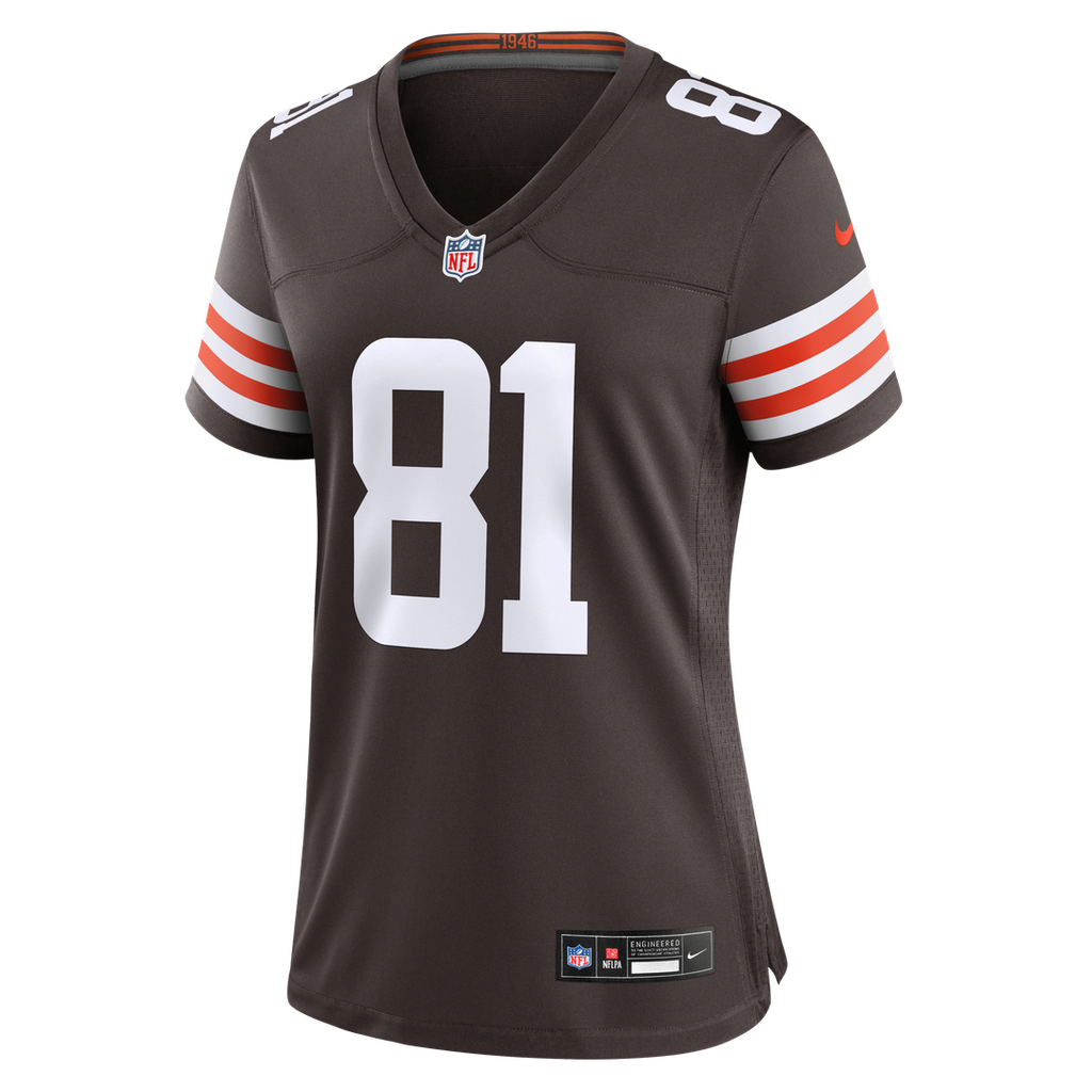 Luke Floriea Cleveland Browns Nike Women's Team Game Jersey -  Brown