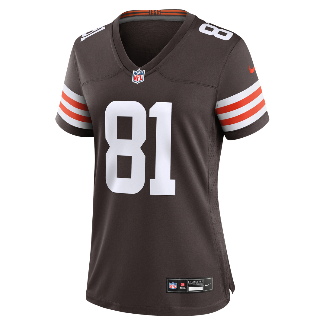 Luke Floriea Cleveland Browns Nike Women's Team Game Jersey -  Brown