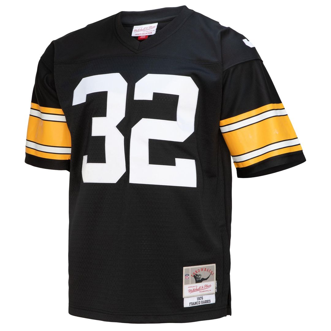 Franco Harris Pittsburgh Steelers Mitchell & Ness Legacy Replica Jersey - Black