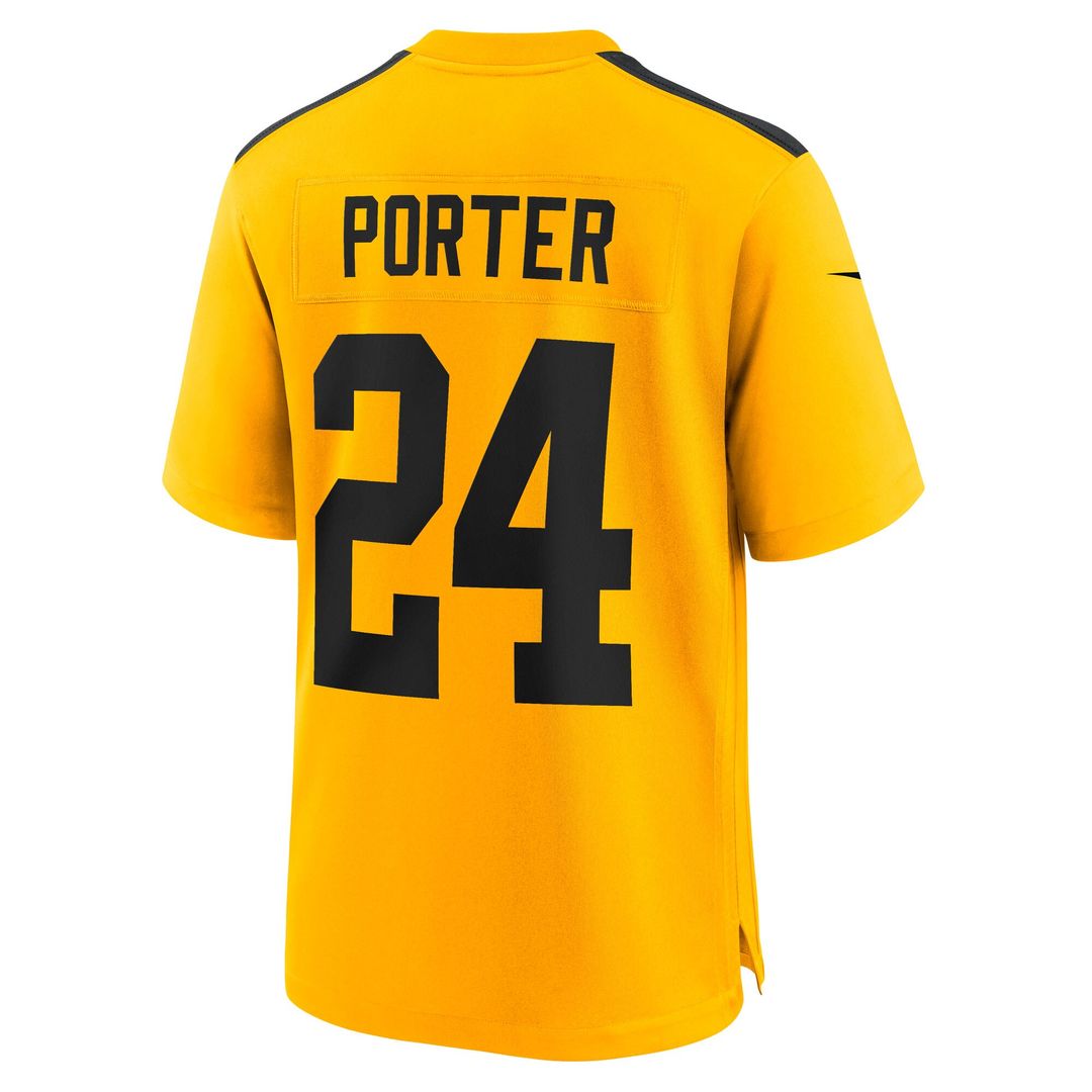 Joey Porter Jr. Pittsburgh Steelers Nike Youth Alternate 1933 Throwback Game Jersey - Gold