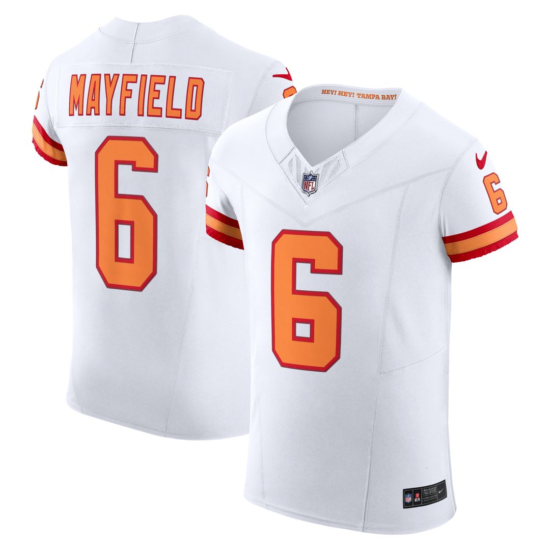 Baker Mayfield Tampa Bay Buccaneers Nike  The '76 Jersey Vapor F.U.S.E. Elite Jersey - White