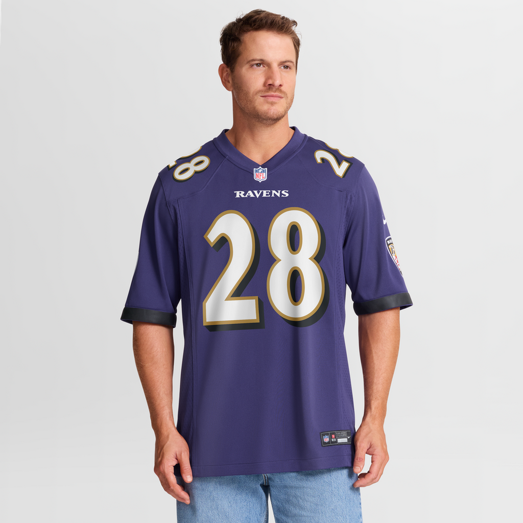 Taven Bryan Baltimore Ravens Nike Team Game Jersey -  Purple