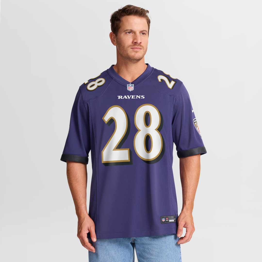 Taven Bryan Baltimore Ravens Nike Team Game Jersey -  Purple