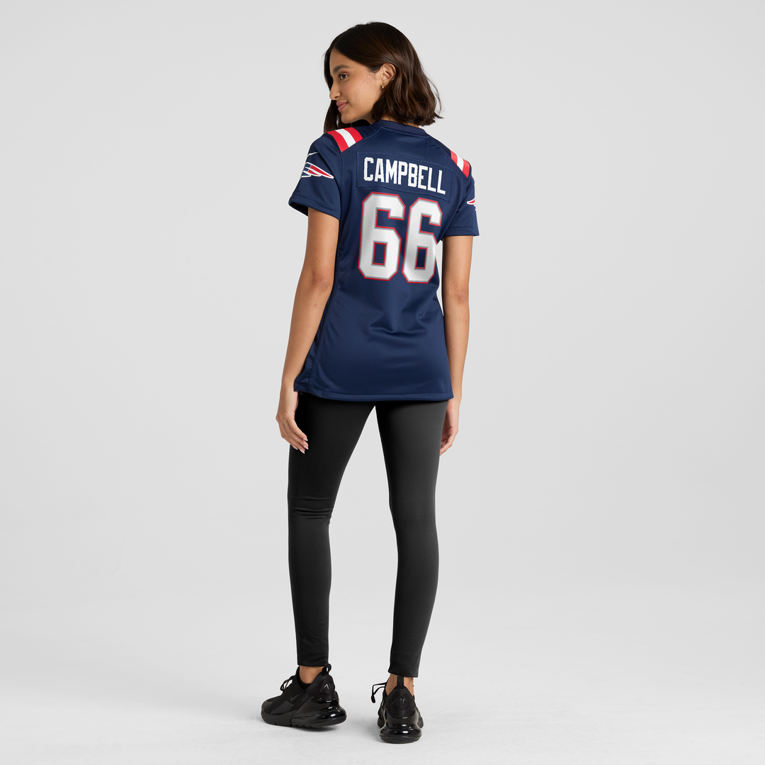 Will Campbell New England Patriots Nike Women's Team Game Jersey -  Navy