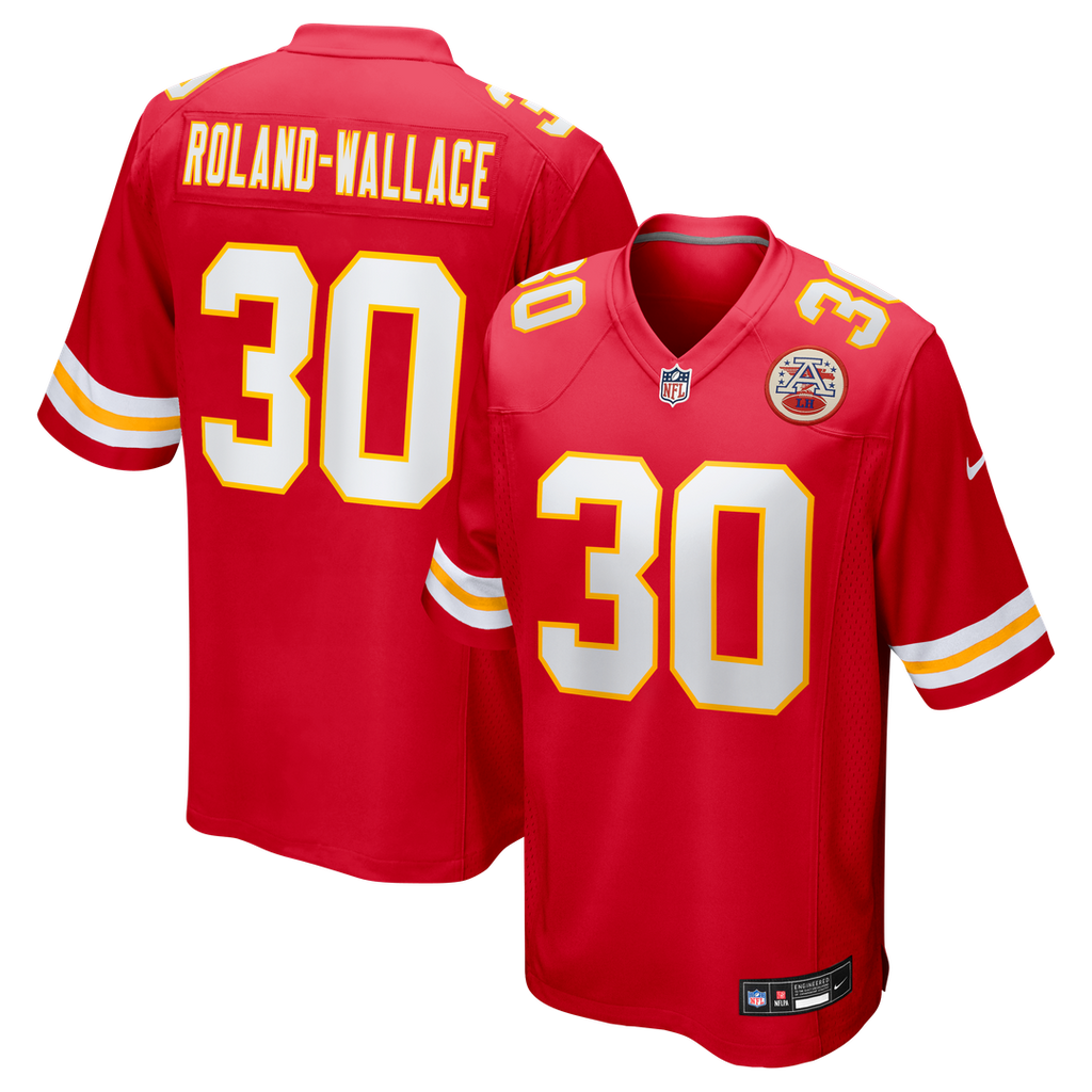 Chris Roland-Wallace Kansas City Chiefs Nike  Game Jersey -  Red