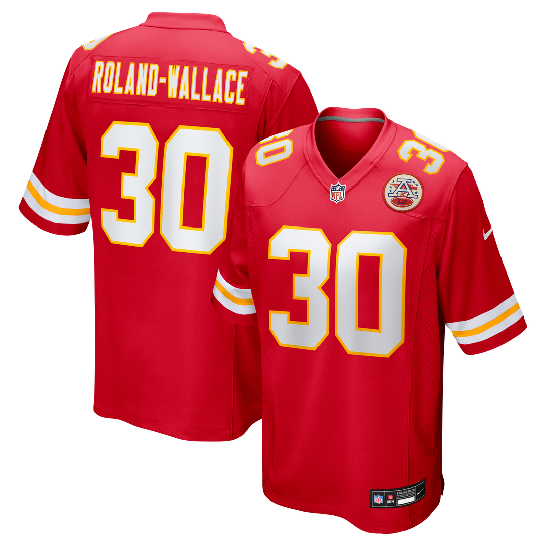 Chris Roland-Wallace Kansas City Chiefs Nike  Game Jersey -  Red
