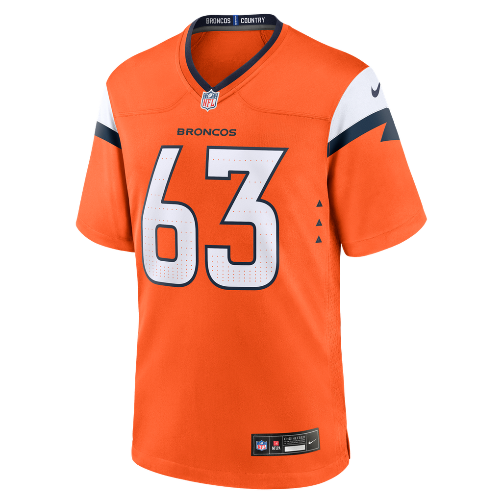 Alex Palczewski Denver Broncos Nike Team Game Jersey -  Orange