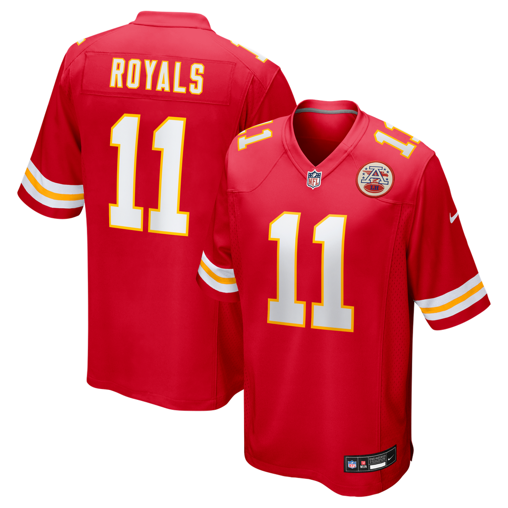 Jalen Royals Kansas City Chiefs Nike Team Game Jersey -  Red